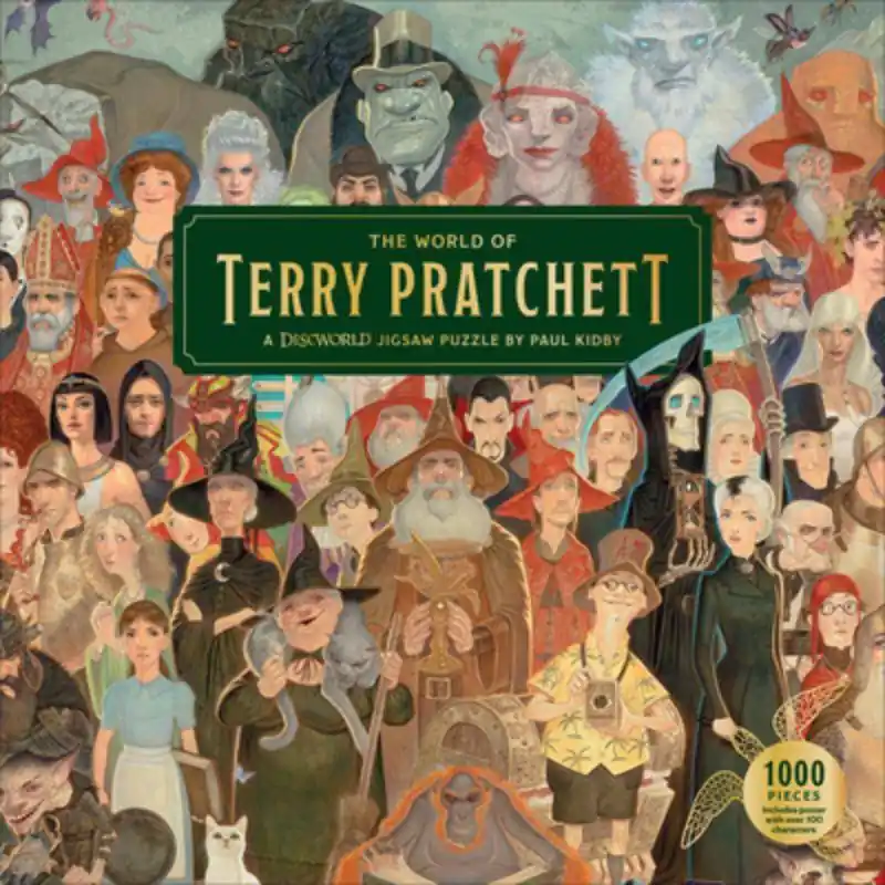The World of Terry Pratchett 1000 Piece Puzzle: A Discworld Jigsaw by Paul Kidby Express Levering