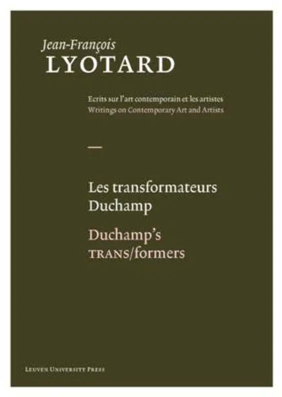 Op = Op Les Transformateurs Duchamp / Duchamp's TRANS/formers / 1st Edition
