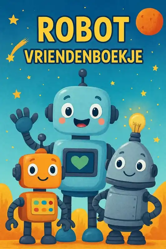 Hoge Kwaliteit Robot Vriendenboekje / Druk 1