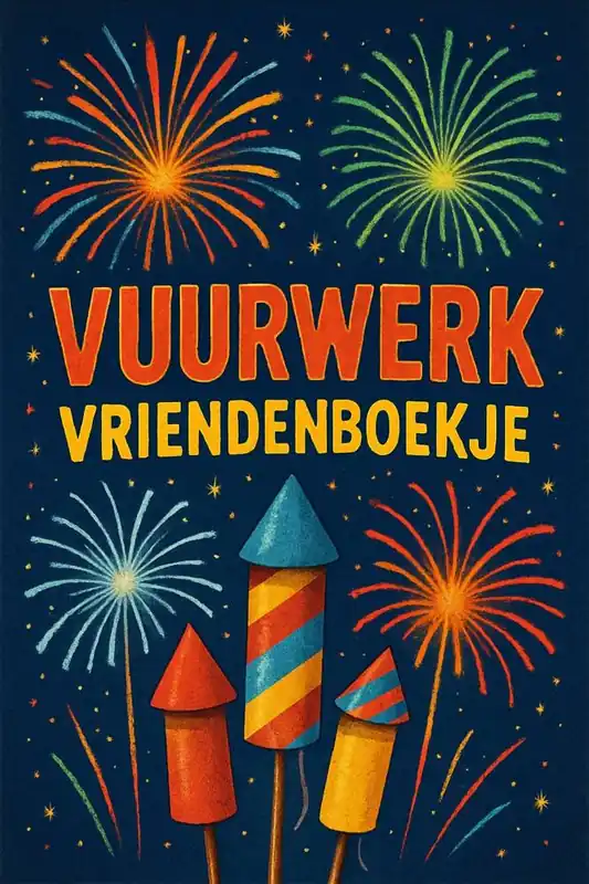 Flitsaanbieding Vuurwerk Vriendenboekje / Druk 1