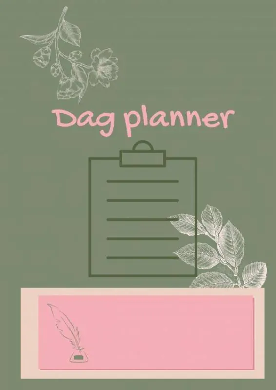 Dagaanbieding Dag planner A4 / Druk 1