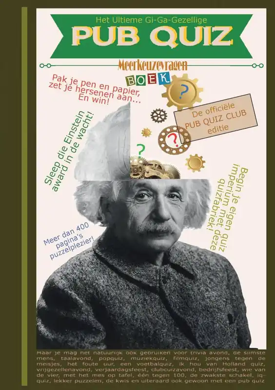 Direct Verzonden Het Ultieme Gi-Ga-Gezellige Pubquiz meerkeuzevragen boek / Druk 1