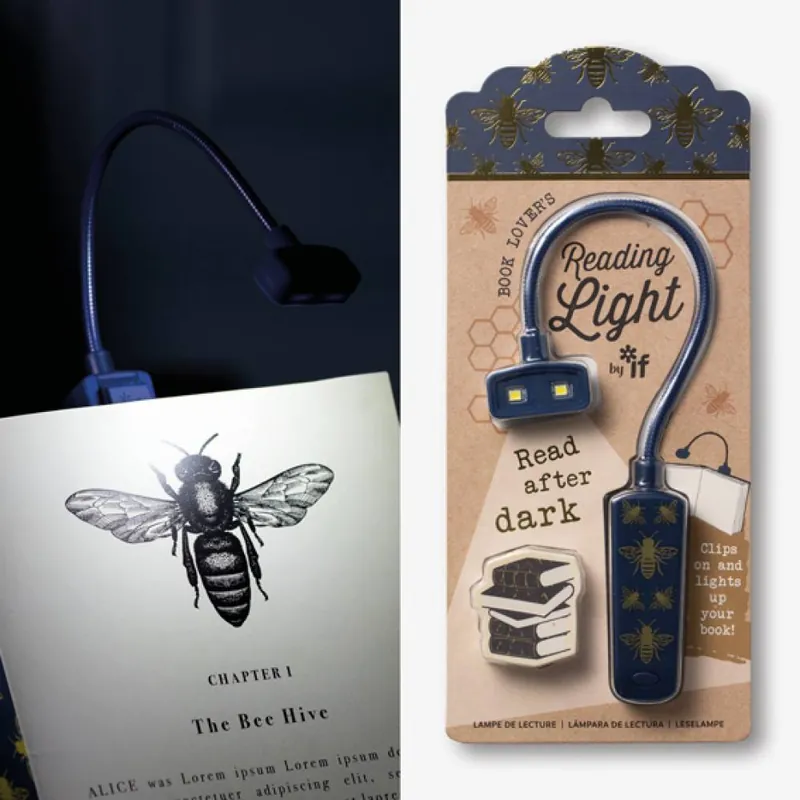 Book Lover's Reading Light - Bee Tijdelijk Beschikbaar
