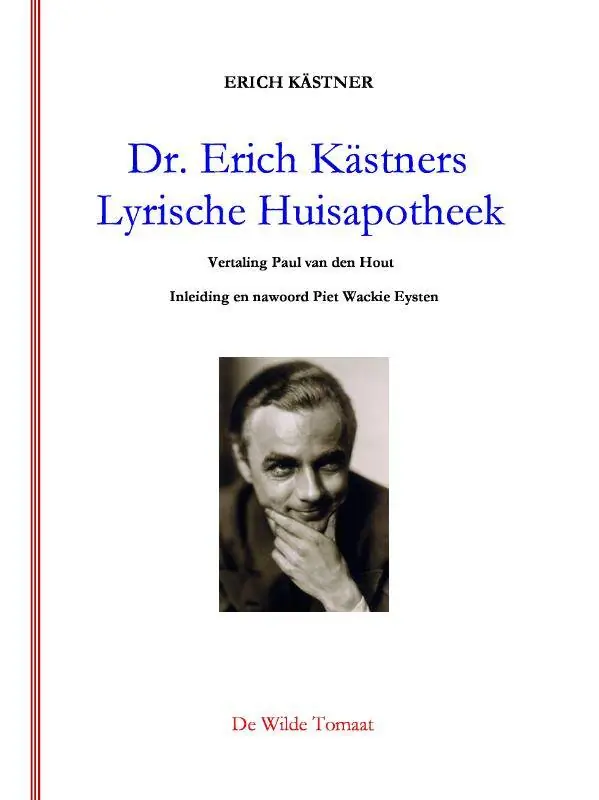 Doktor Erich Kästners Lyrische Huisapotheek / Druk 1 Bestel Nu