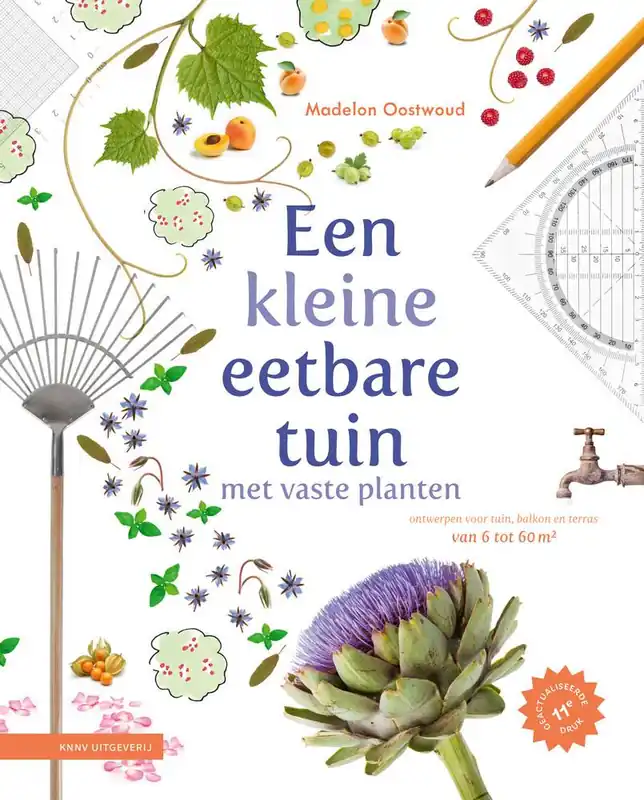 Een kleine eetbare tuin met vaste planten / Druk 11 Rechtstreeks Van De Fabrikant