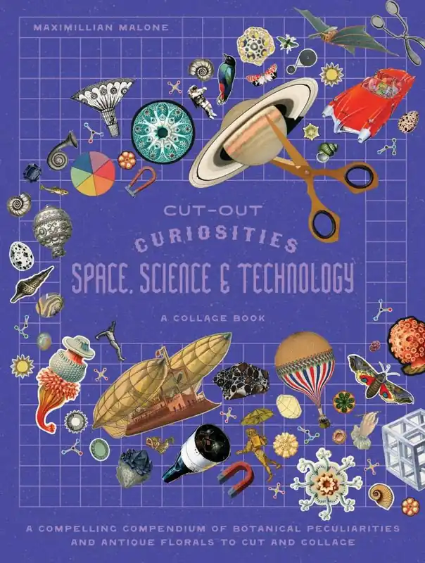 Cut-out Curiosities Space, Science & Technology: A Collage Book Seizoensaanbieding