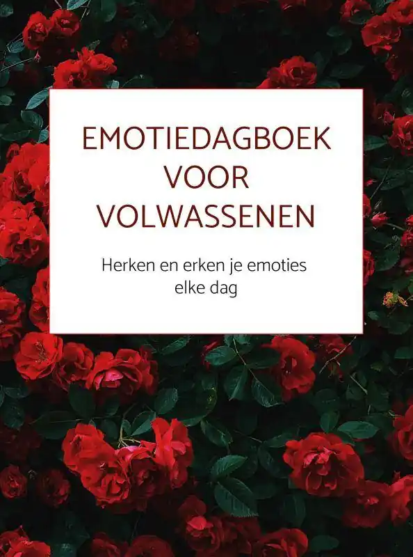 Emotiedagboek voor volwassenen / Druk 1 Op = Op