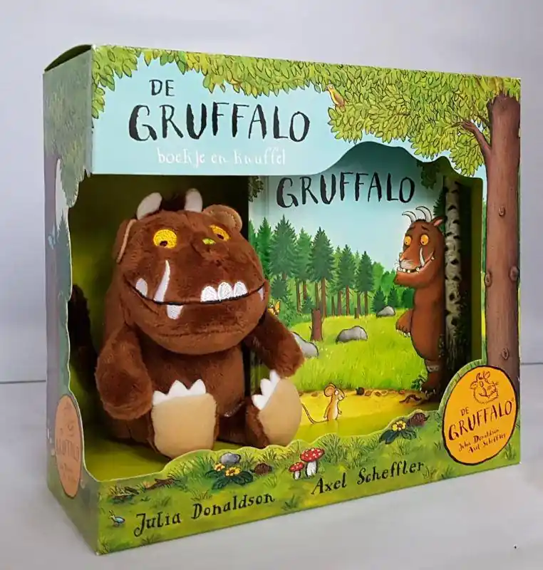 De Gruffalo-cadeauset boekje en knuffel / Druk 1 Speciale Aanbieding