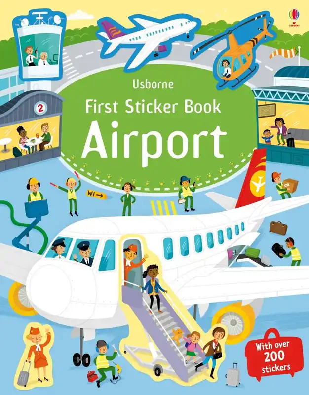 Direct Beschikbaar First Sticker Book Airport