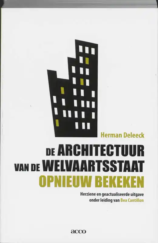 Laatste Kans De architectuur van de welvaartsstaat opnieuw bekeken - H. Deleeck