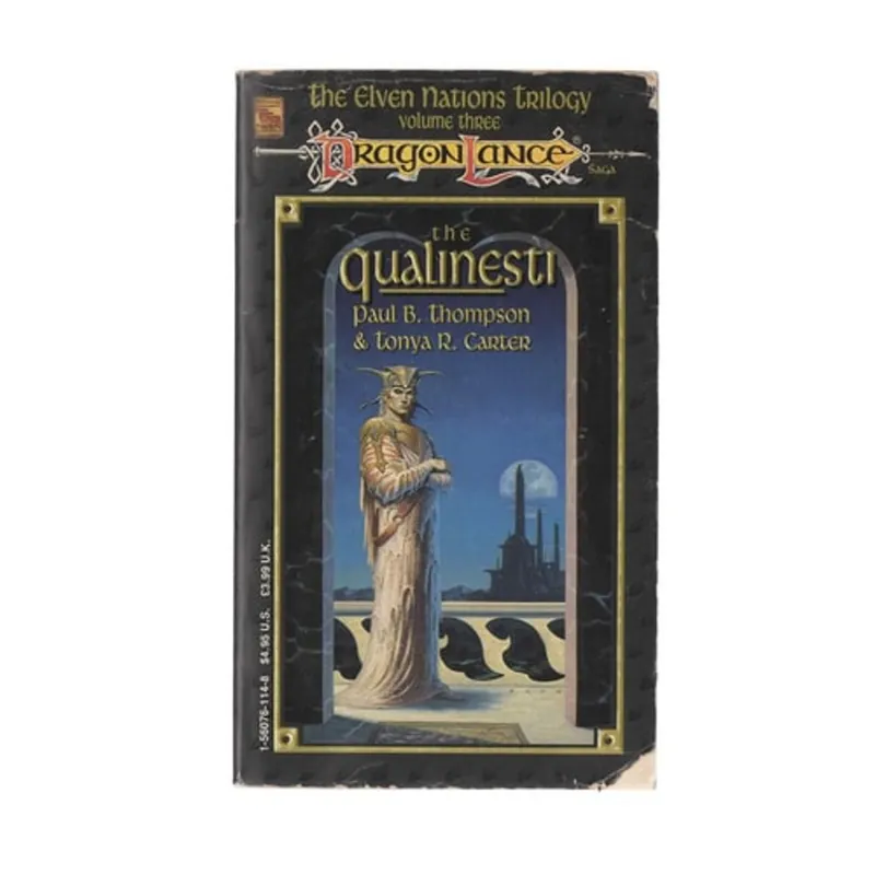 The Qualinesti (Dragonlance Novel : the Elven Nations Trilogy, Vol 3) - Paul B. Thompson Finale Uitverkoop