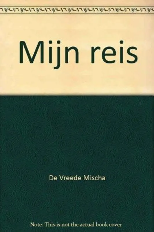 Beperkte Voorraad Mijn reis - Vreede