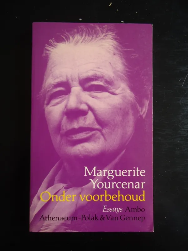 Onder voorbehoud - M. Yourcenar Speciale Aanbieding