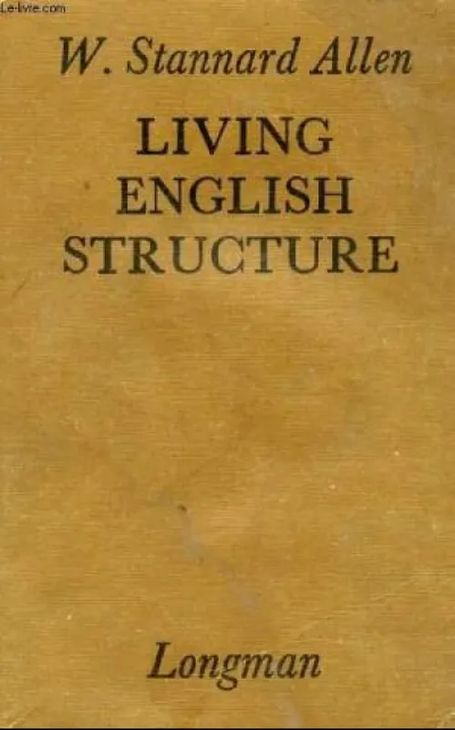 Laatste Versie Living English structure - William Stannard Allen