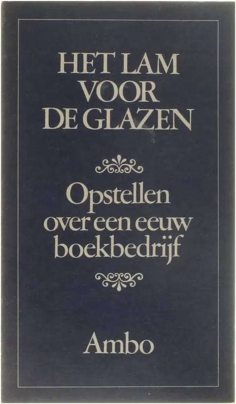 Lam voor de glazen - van der Stoep D. Alleen Vandaag