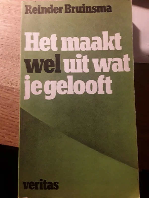 Het maakt wel uit wat je gelooft - Reinder Bruinsma Bestel Nu