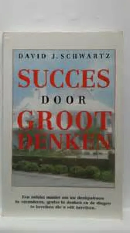 Succes door Groot denken - David J. Schwartz Dagaanbieding