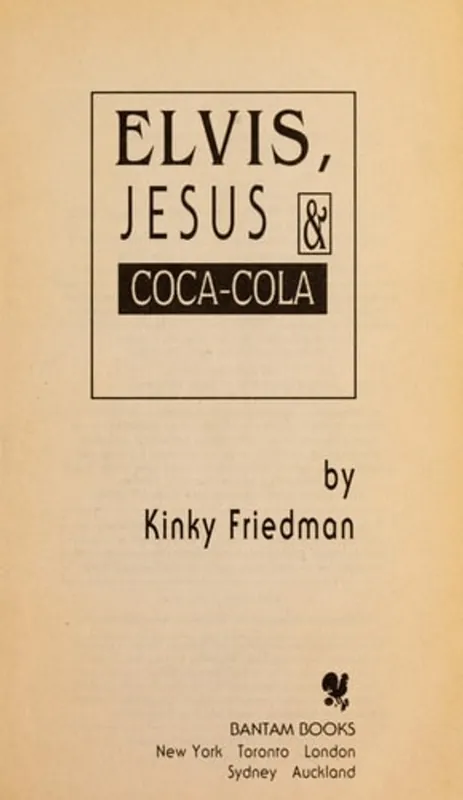 Merkproduct Elvis, Jesus & coca cola - Kinky Friedman