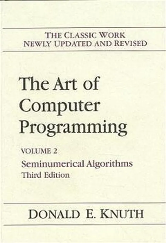 Art of Computer Programming, Volume 2 - DonaldKnuth Merkproduct