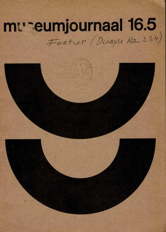 Museumjournaal Serie 16, nr 5 november 1971 - Diverse auteurs Lage Kosten