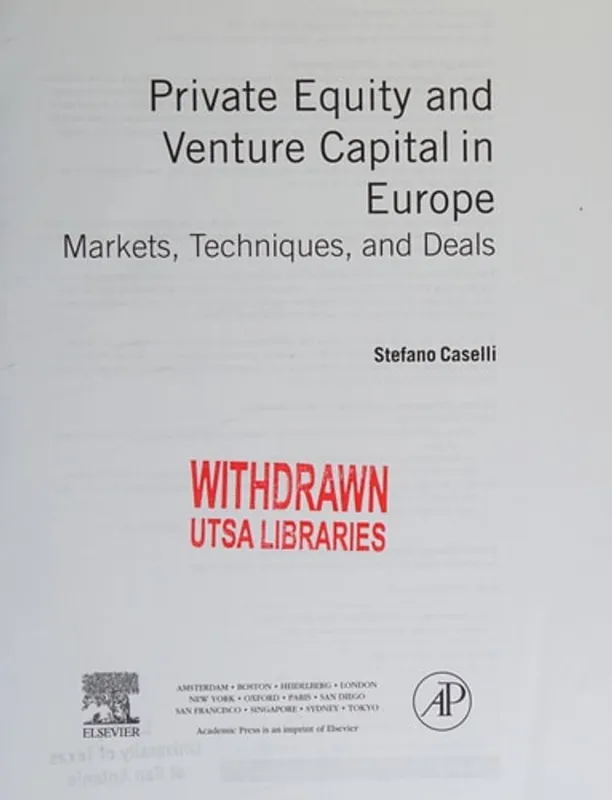 Premium Private equity and venture capital in Europe - Stefano Caselli