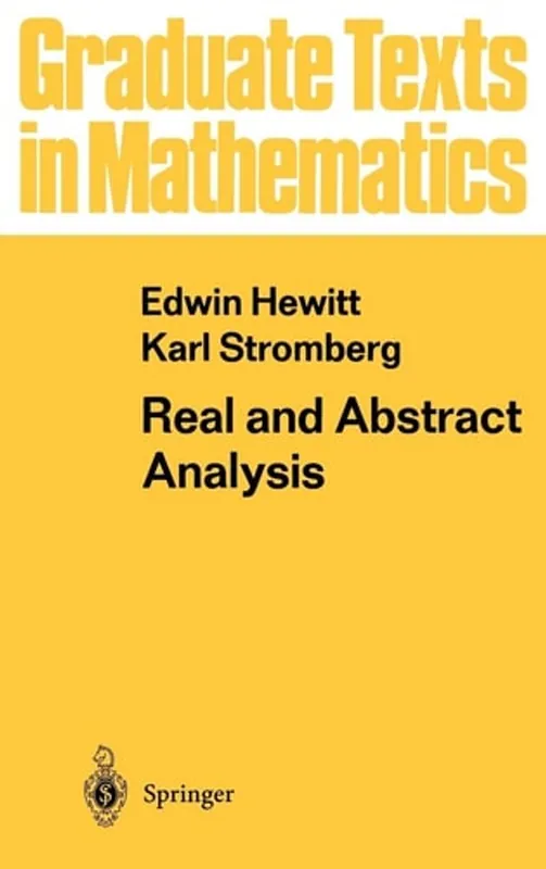Dagaanbieding Real and Abstract Analysis (Graduate Texts in Mathematics) - Edwin Hewitt