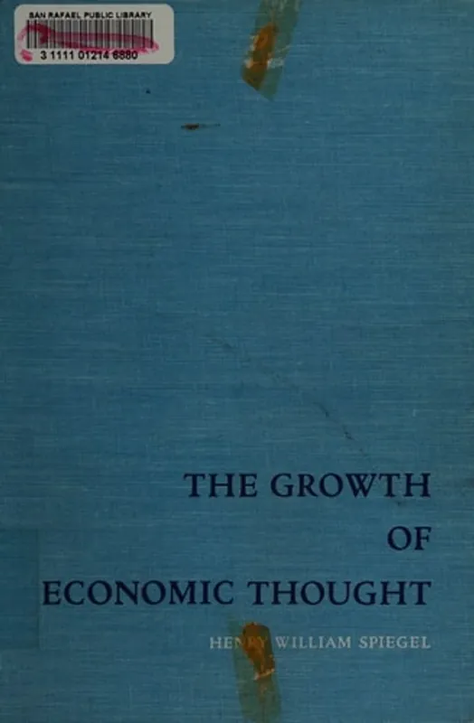 The growth of economic thought. - Henry William Spiegel Weekendaanbieding