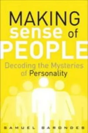 Making Sense of People:Decoding the Mysteries of Personality - Barondes Samuel Direct Verzonden