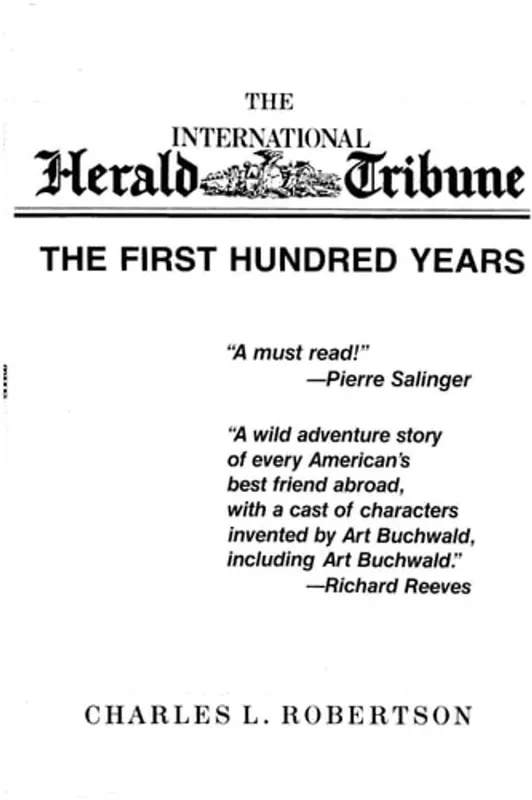 Snelle Levering The International herald tribune - Robertson, Charles L.
