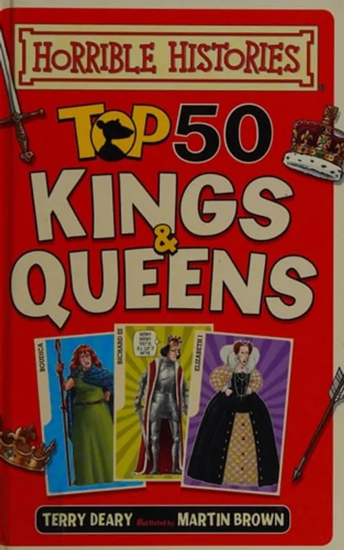 Tijdelijk Beschikbaar Top 50 kings & queens - Terry Deary