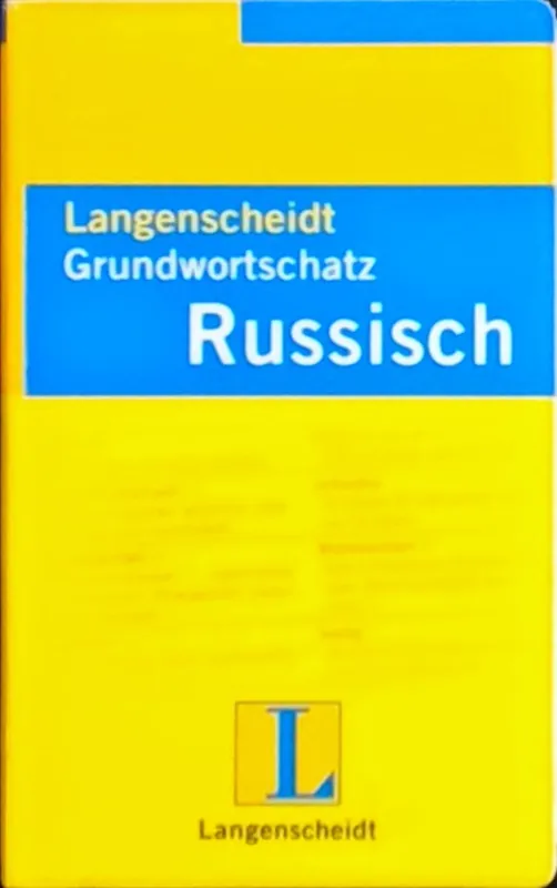 Langenscheidts Grundwortschatz Russisch. - Ludmila Heinze Dagaanbieding
