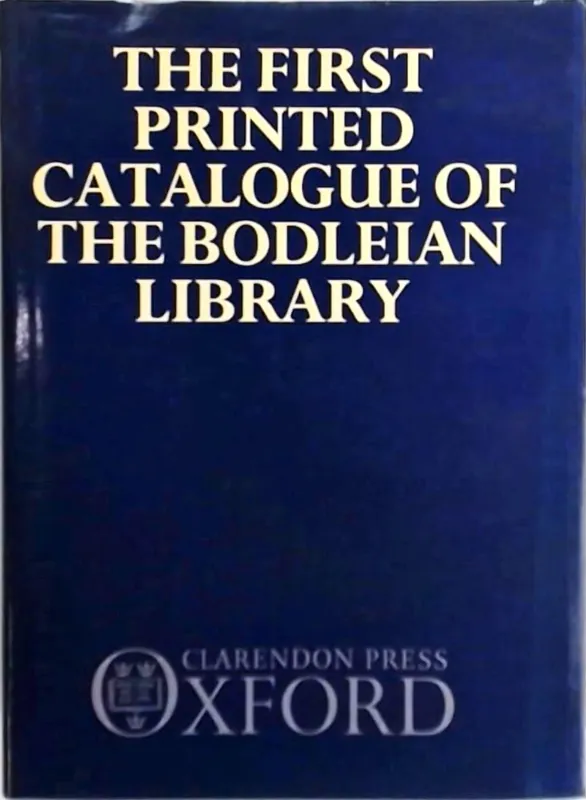 Voordeelprijs The first printed catalogue of the Bodleian Library, 1605 - Bodleian Library.