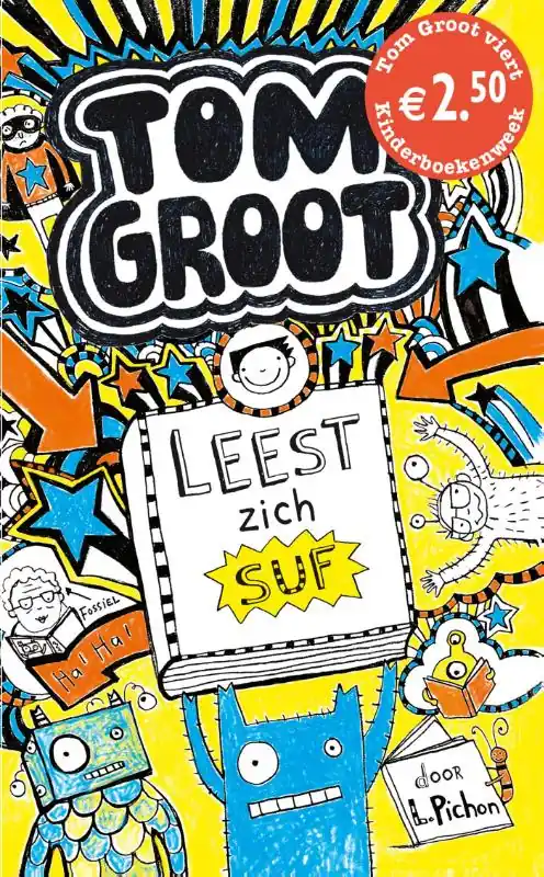 Tom Groot leest zich suf (niet dus) - Liz Pichon Direct Beschikbaar