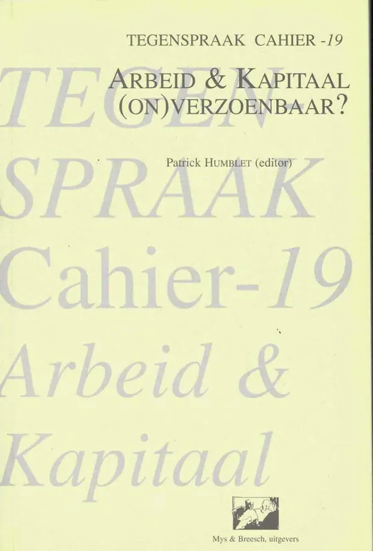 Arbeid v. kapitaal 9 (on) verzoenbaar - P. Humblet Veilige Betaling