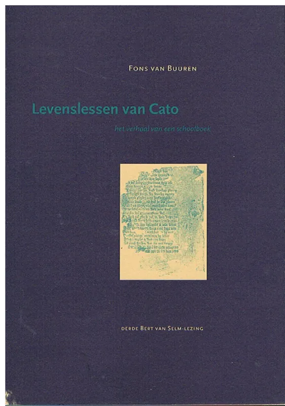 Laatste Versie Levenslessen van Cato - F. van Buuren