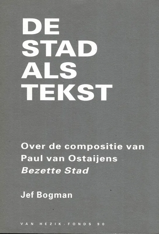 Stad als tekst - Bogman Beperkt Aanbod