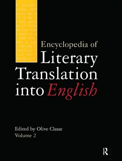 Encyclopedia of Literary Translation into English - Olive Classe (editor) Favoriet