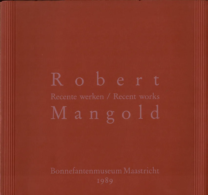 Laatste Versie Robert Mangold - Sauer Raussmuller