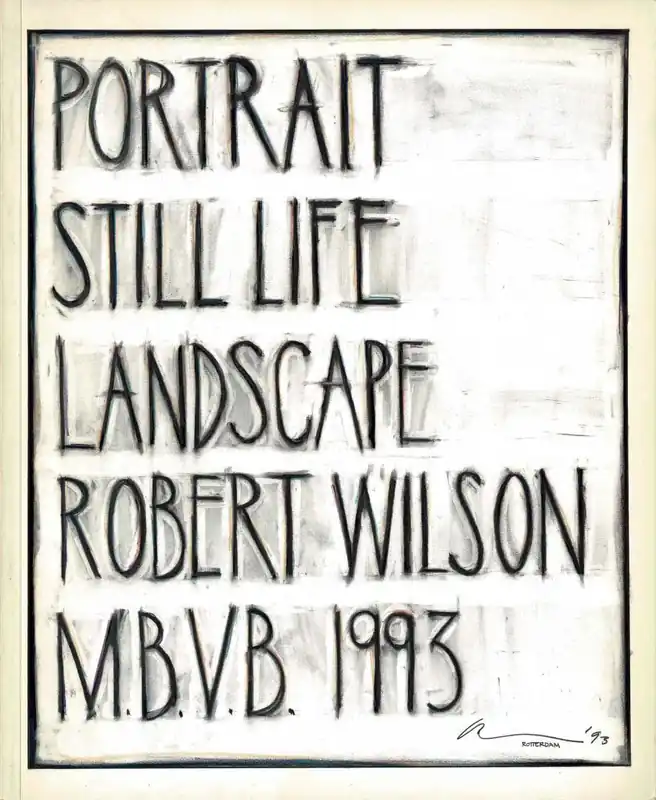 Direct Beschikbaar Robert wilson portret landschap still. - Crouwel