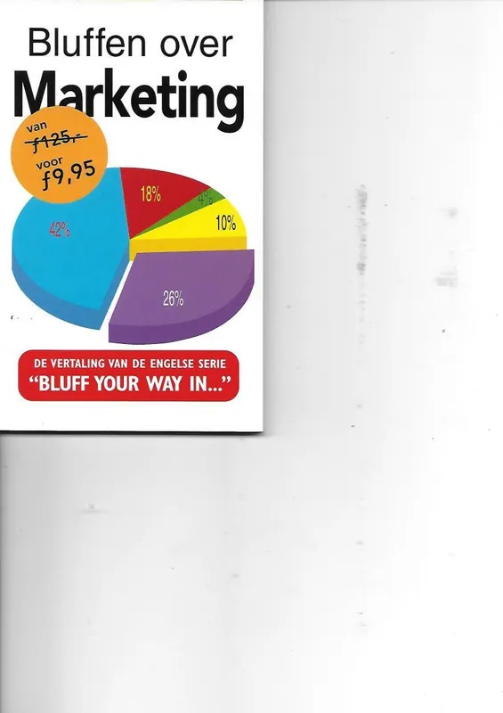Bluffen over marketing - G. Harding; P. Walton Gereduceerde Prijs