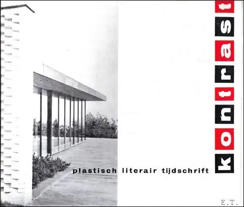 KONTRAST. Tweemaandelijks plastisch literair tijdschrift. 2de jaargang nummer 1. - ELSTROM, HARRY/ DE VOS, RENAAT. Koop Online