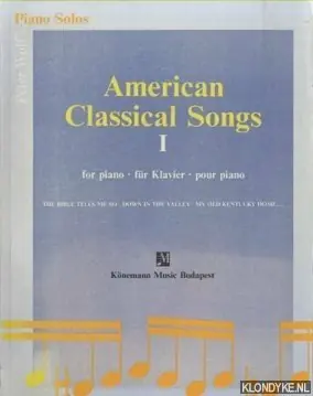 Direct Verzonden American Classical Songs I for piano - Wolf, Peter
