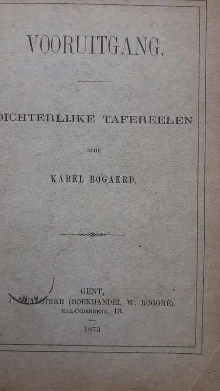 Vooruitgang - Karel Bogaerd Laatste Kans