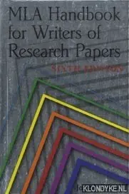 MLA handbook for writers of research papers - Gibaldi, Joseph Finale Uitverkoop