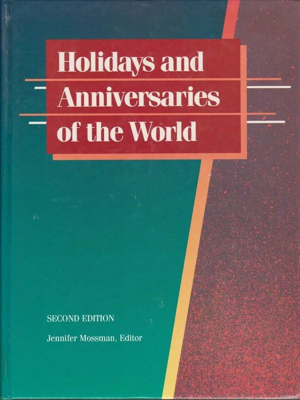 Holidays and anniversaries of the world - Jennifer Mossman Alleen Vandaag
