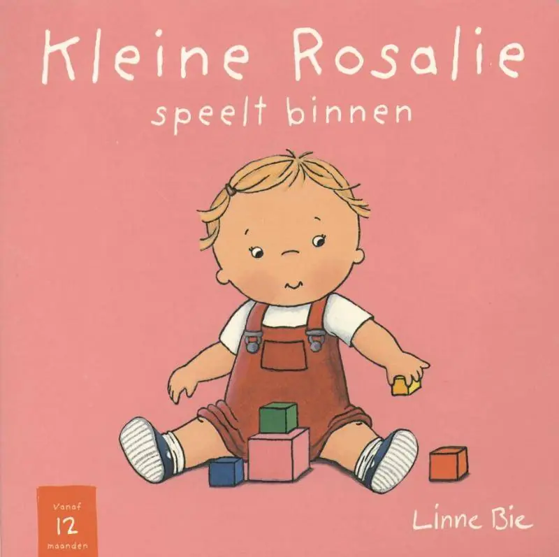 Premium Kleine Rosalie speelt binnen / Druk 1