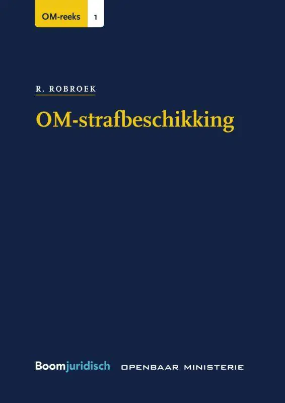 OM-strafbeschikking / Druk 1 Superprijs