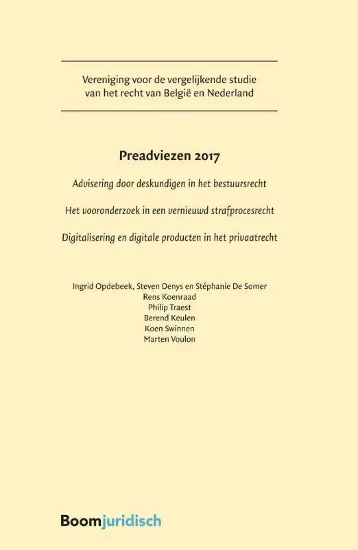 Koopje Preadviezen 2017 / Druk 1