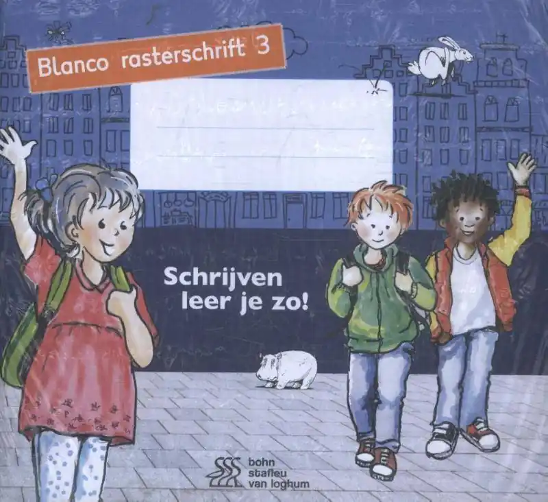 Favoriet Schrijven leer je zo! Blanco rasterschrift 3 - set a 5 stuks / Druk 3