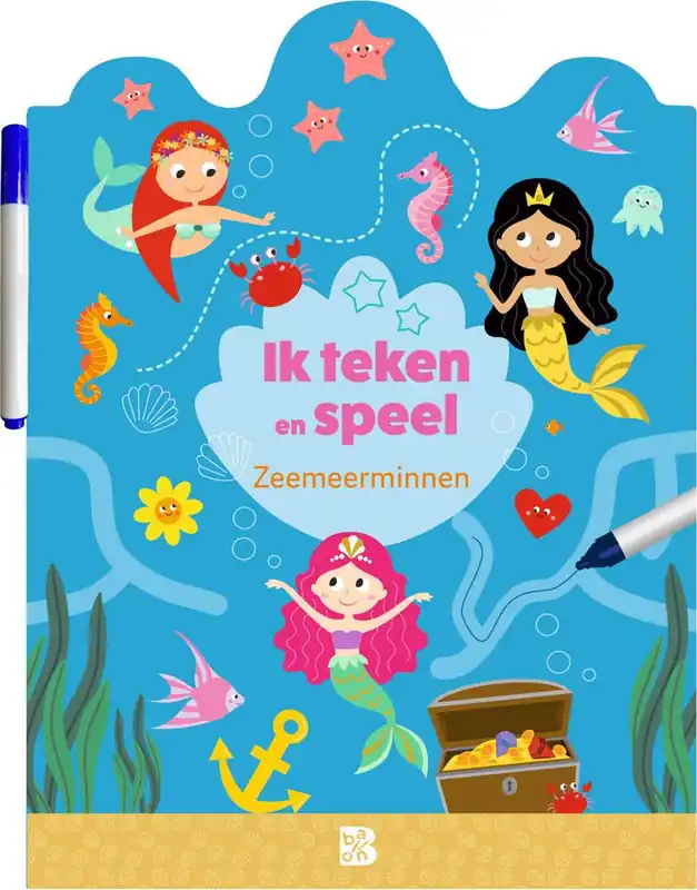 Beste Prijs Ik teken en speel: zeemeerminnen / Druk 1